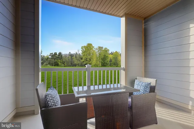 a view of balcony and deck