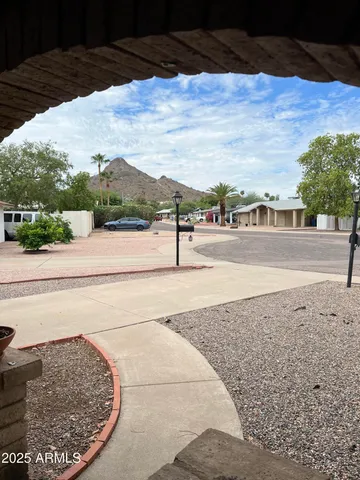 a view of a terrace view