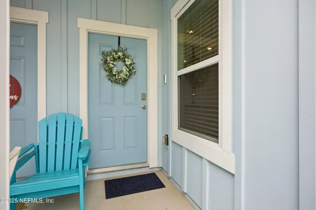 a view of a front door