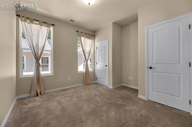 a view of an empty room