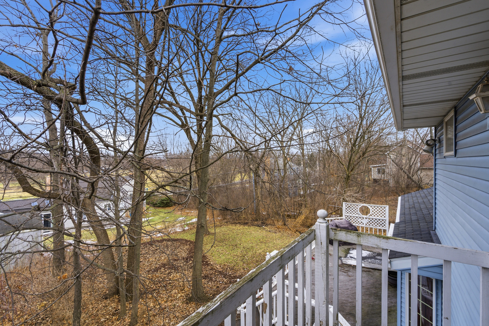 621 Huntley Terrace Crete, IL 60417 - Photo 31 of 31 a view of balcony with two trees