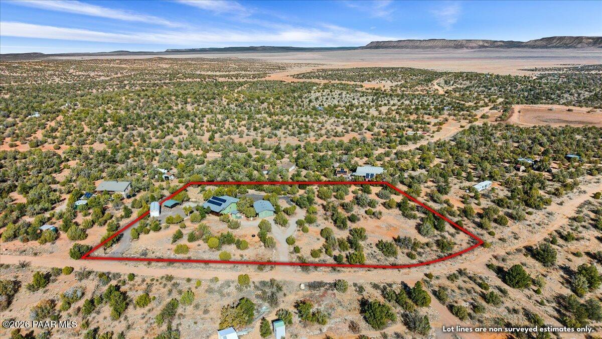 33694 Gallina Road Seligman, AZ 86337 - Photo 2 of 35 34-Aerial View N