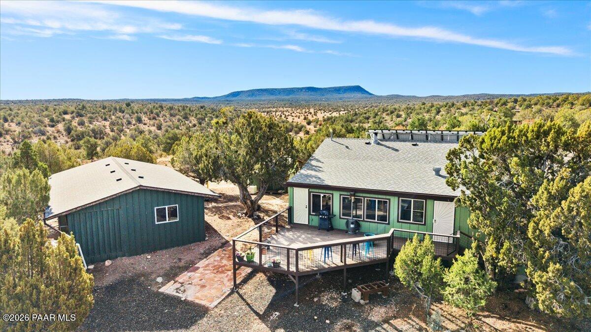 33694 Gallina Road Seligman, AZ 86337 - Photo 5 of 35 33-Aerial View Back