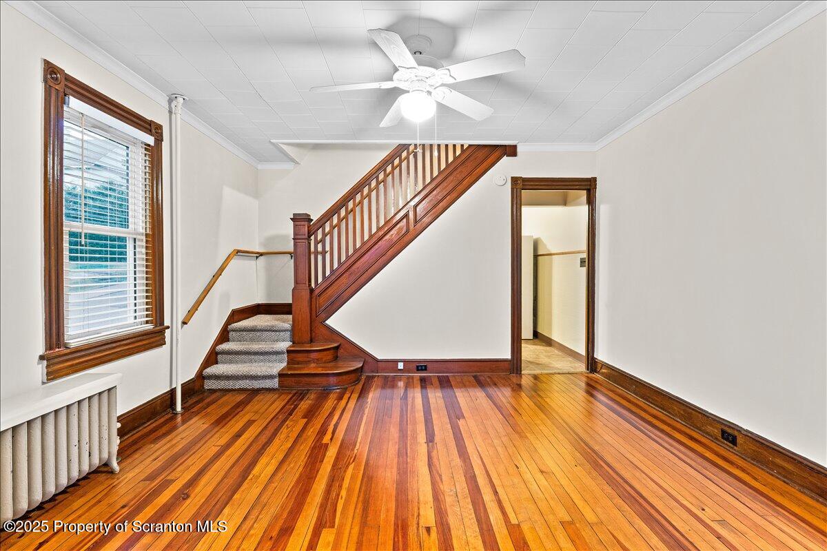 1446 Thackery Street Scranton, PA 18504 - Photo 3 of 25 a view of an entryway with wooden floor