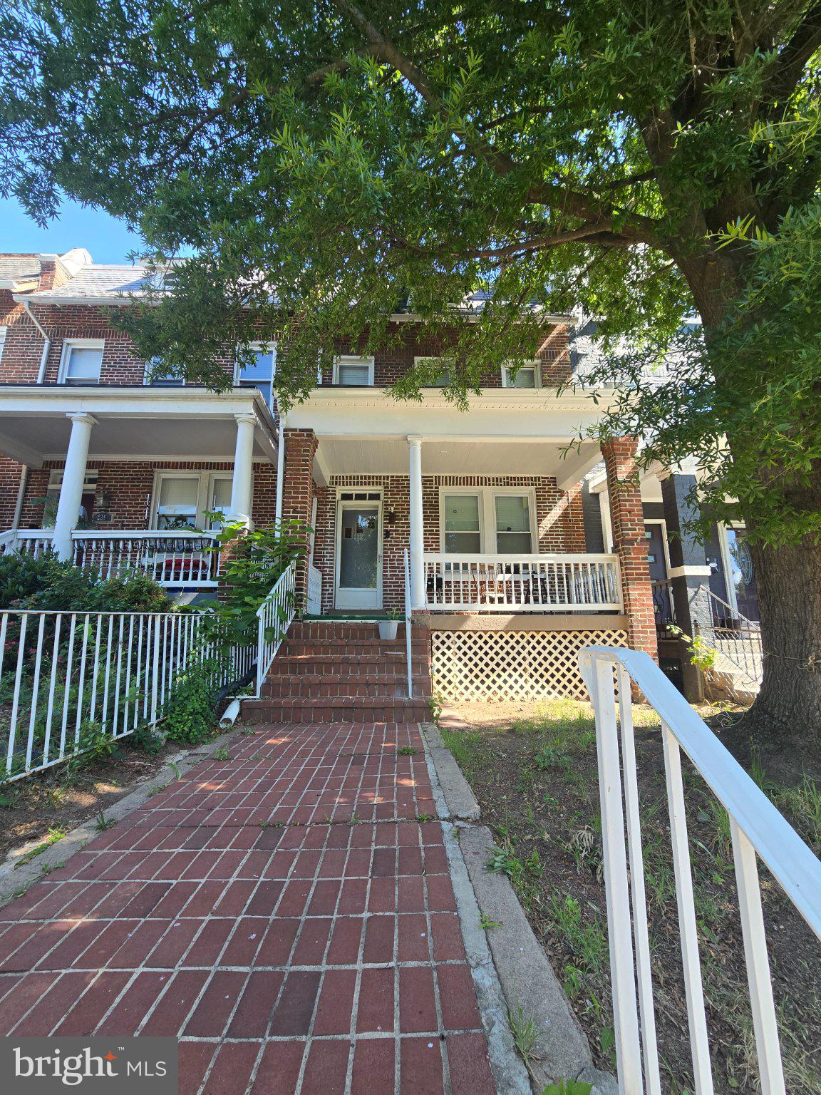 222 S Street Northeast Washington, DC 20002 - Photo 1 of 11 Charming brick home with inviting porch.