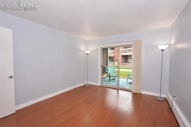 wooden floor in an empty room