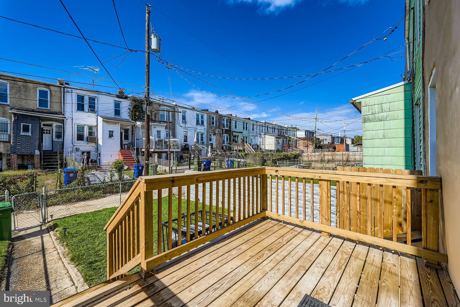 1520 Appleton Street Baltimore, MD 21217 - Photo 26 of 31 Brand New Read Deck