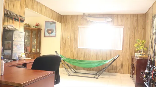 a view of a living room and bathroom