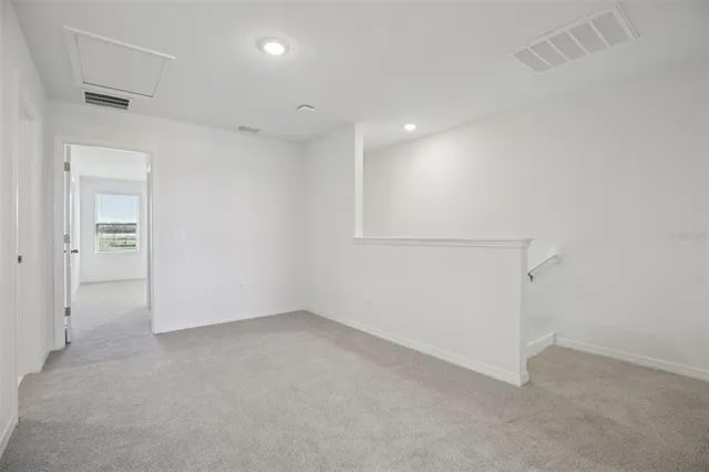 an empty room with a empty space