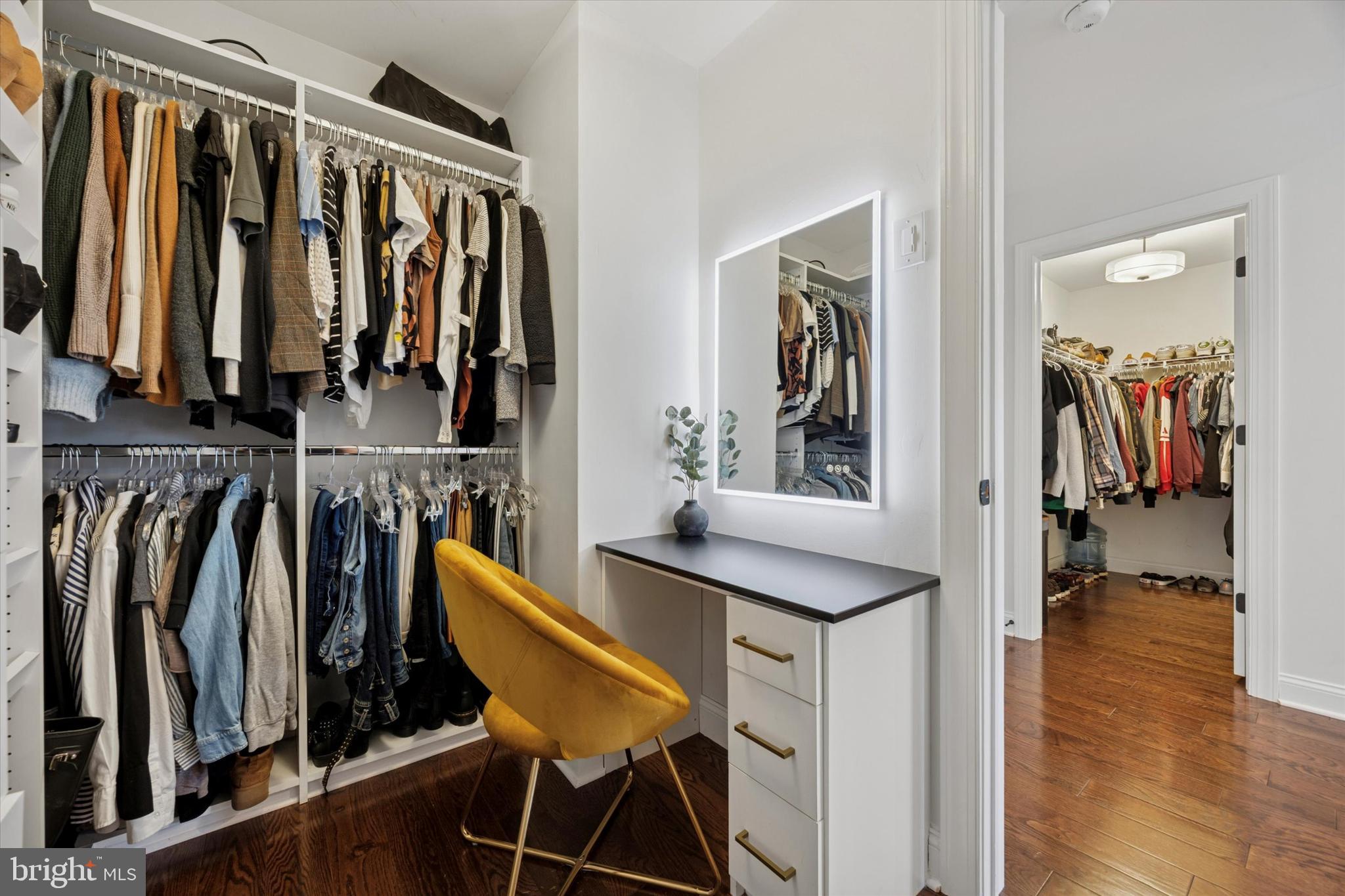 1444 Telegraph Road West Chester, PA 19380 - Photo 36 of 63 a view of walk in closet with clothes and shoes