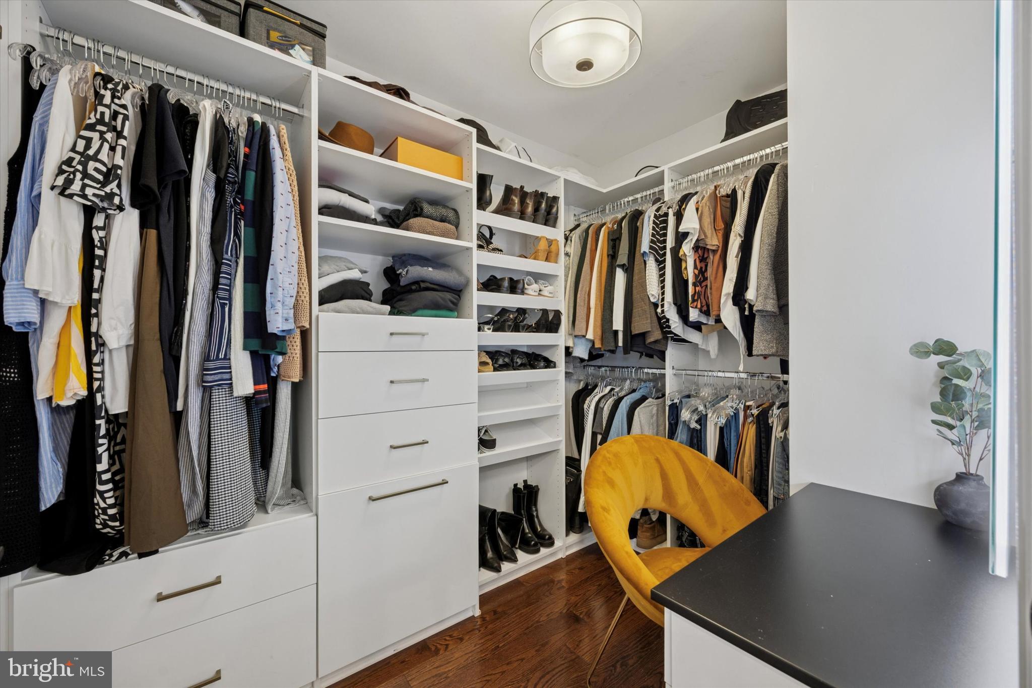 1444 Telegraph Road West Chester, PA 19380 - Photo 37 of 63 a view of walk in closet with clothes and shoes