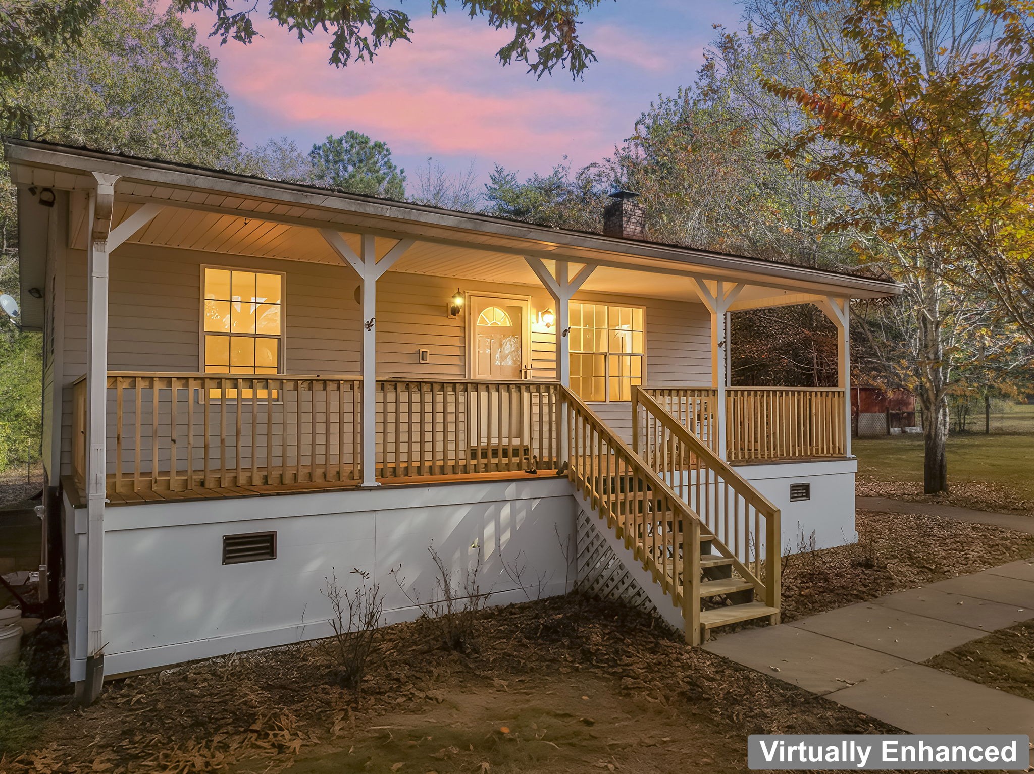 7736 Dice Lampley Road Fairview, TN 37062 - Photo 2 of 27 a view of a balcony with a swing