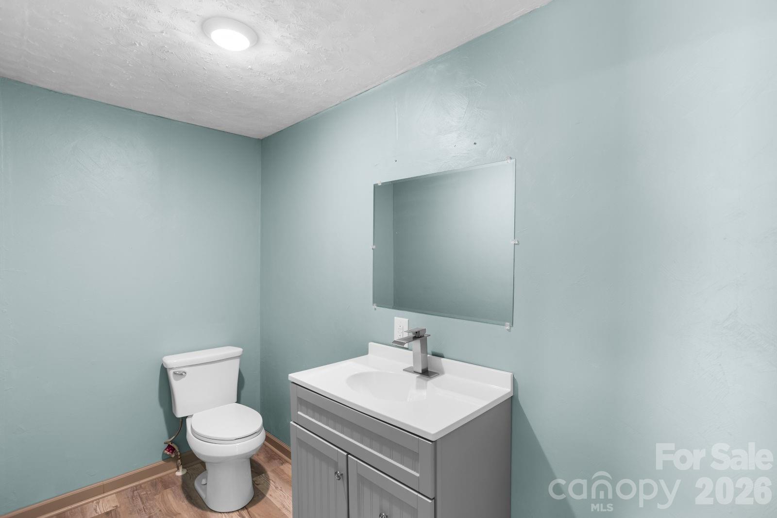 4855 Talley Road Walkertown, NC 27051 - Photo 39 of 45 a bathroom with a sink a toilet and mirror