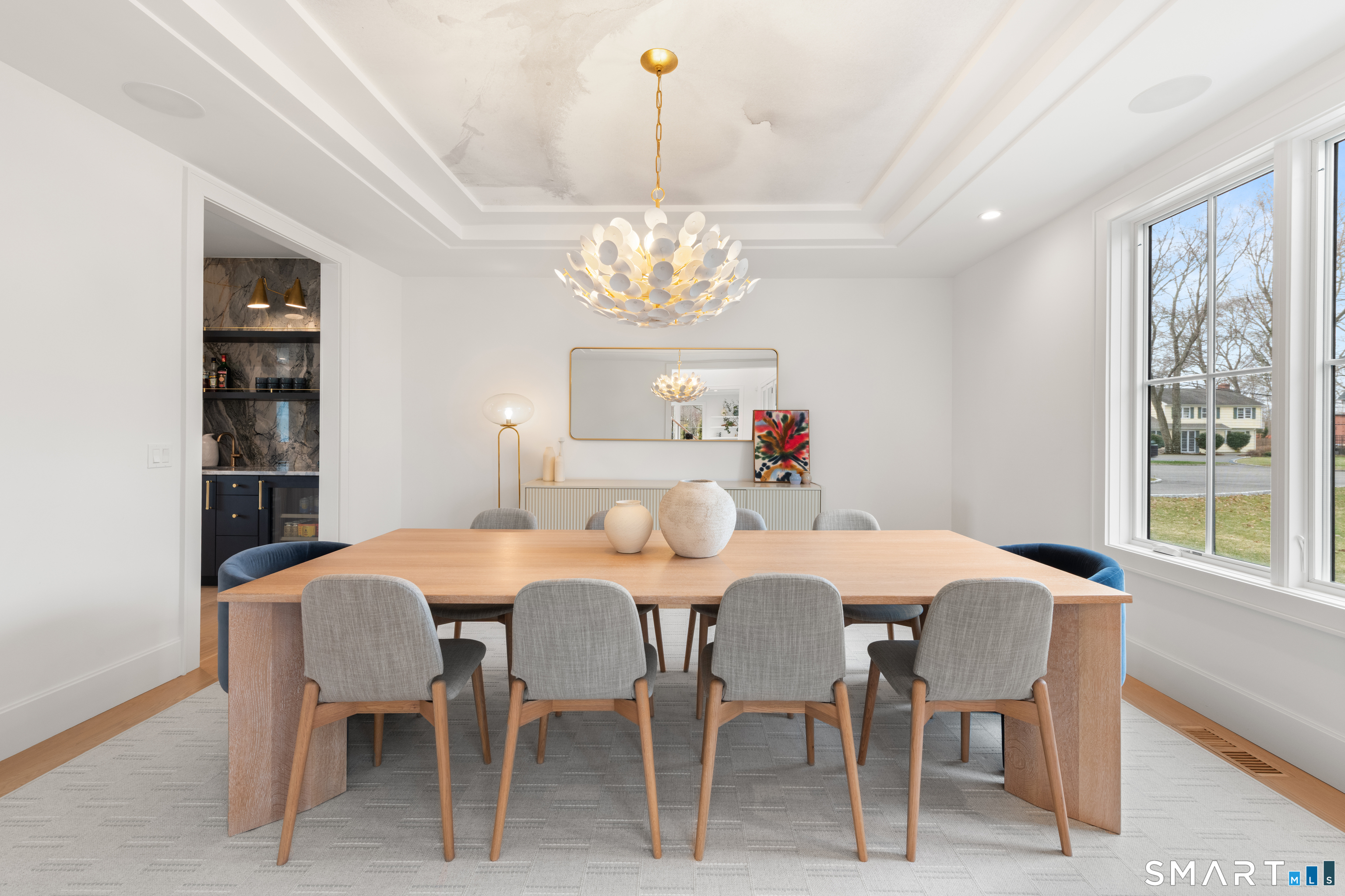 19 Mortar Rock Road Westport, CT 06880 - Photo 24 of 39 a view of a dining room with furniture window and outside view