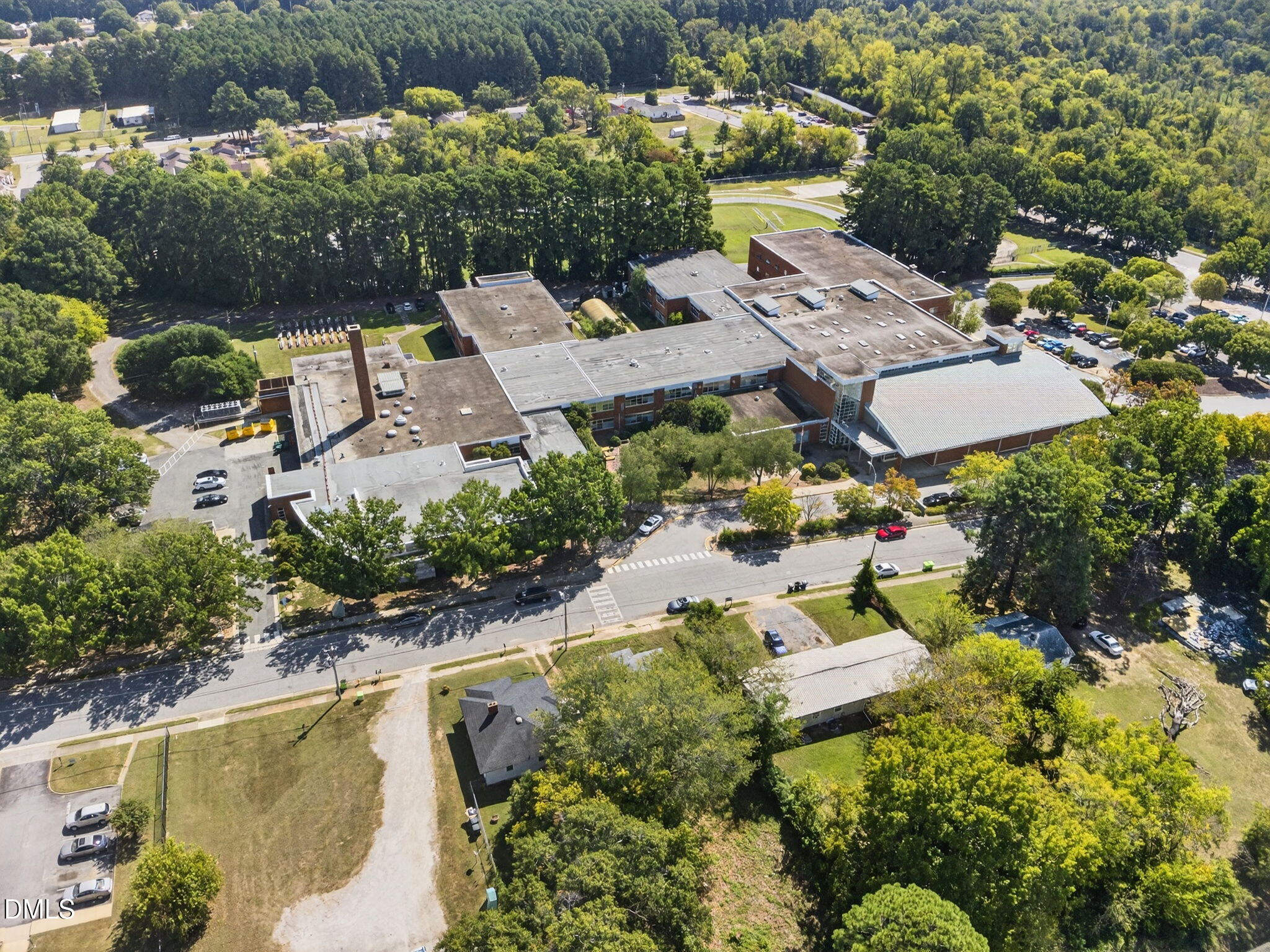 1422 Carnage Drive Raleigh, NC 27610 - Photo 16 of 33 an aerial view of residential house with outdoor space and swimming pool