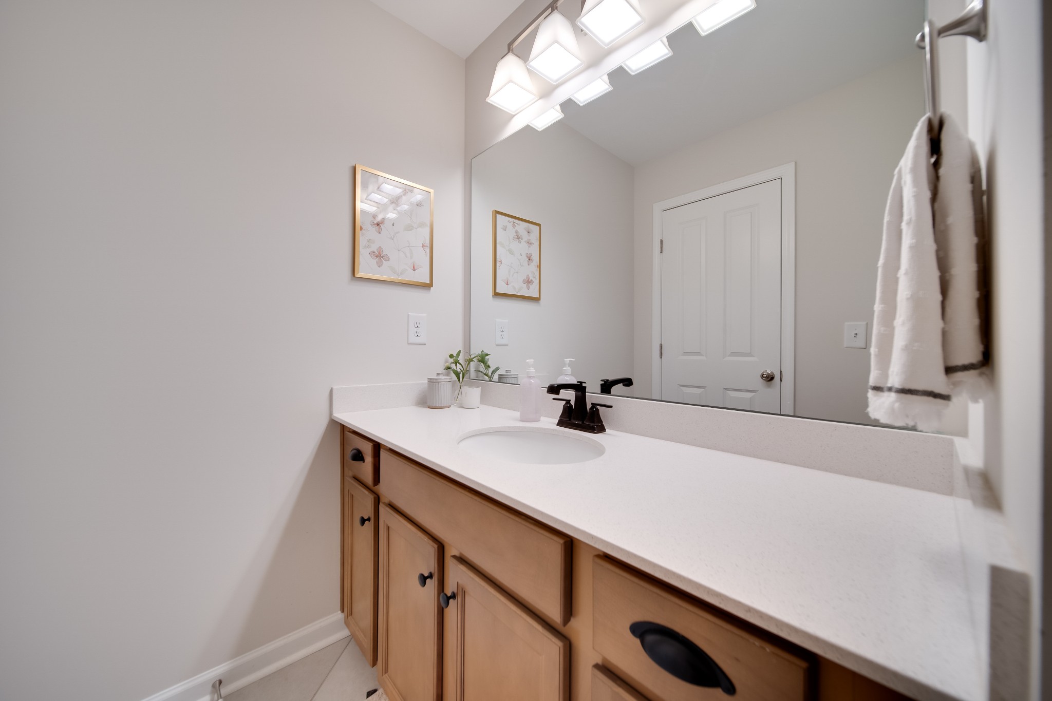 7301 Audubon Cove Fairview, TN 37062 - Photo 50 of 67 a bathroom with a sink and a mirror