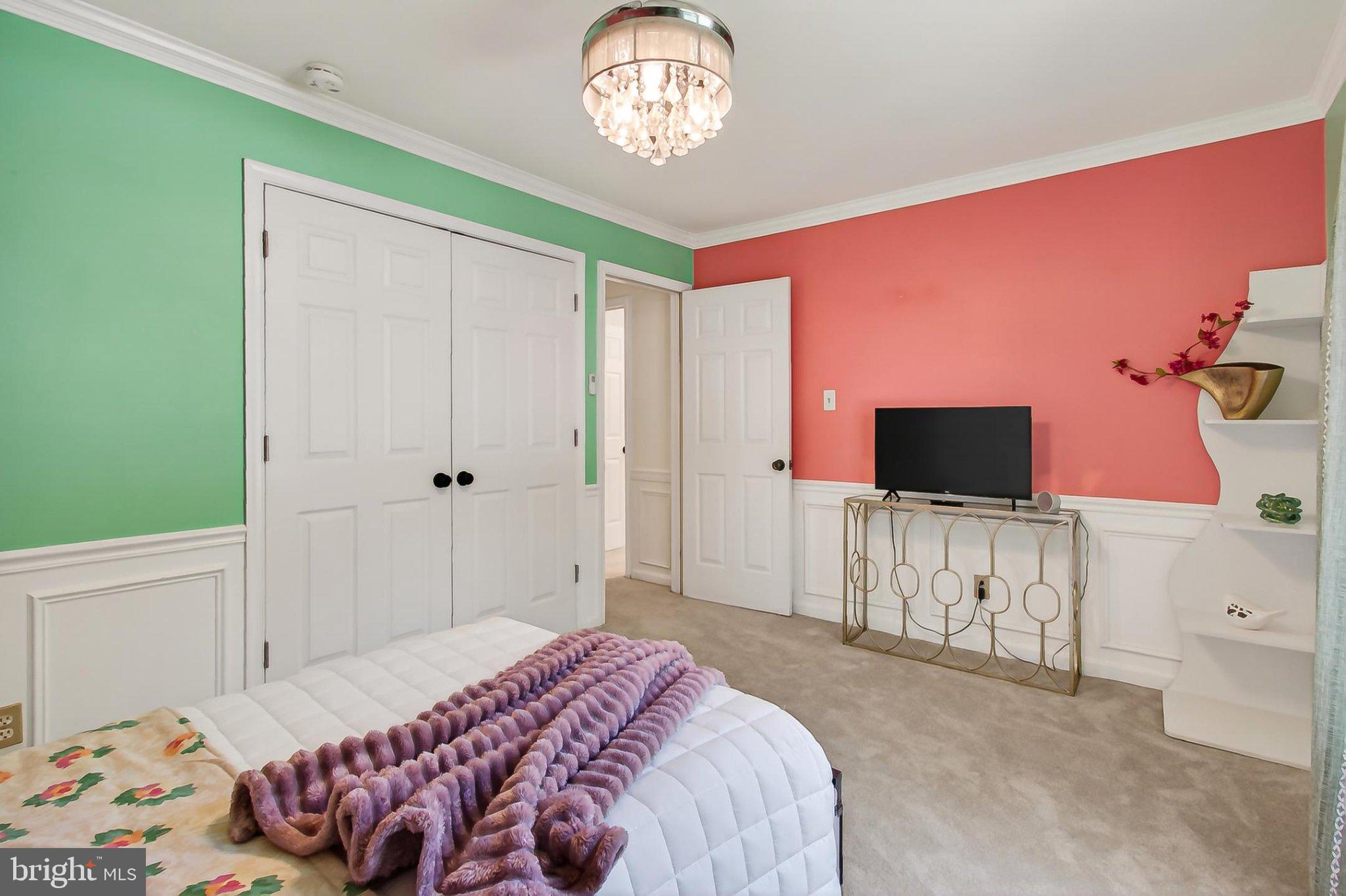 6908 Rochambeau Place Springfield, VA 22153 - Photo 28 of 70 Newer chandelier ceiling fan & large closet