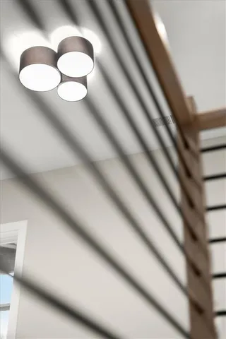 a front view of a building with a street