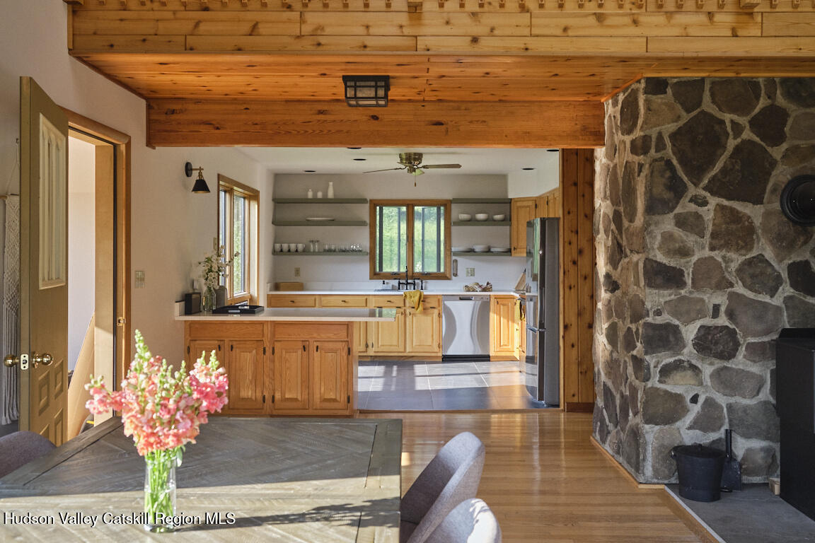 285 Mead Road Fleischmanns, NY 12430 - Photo 12 of 31 11 int dining into kitchen