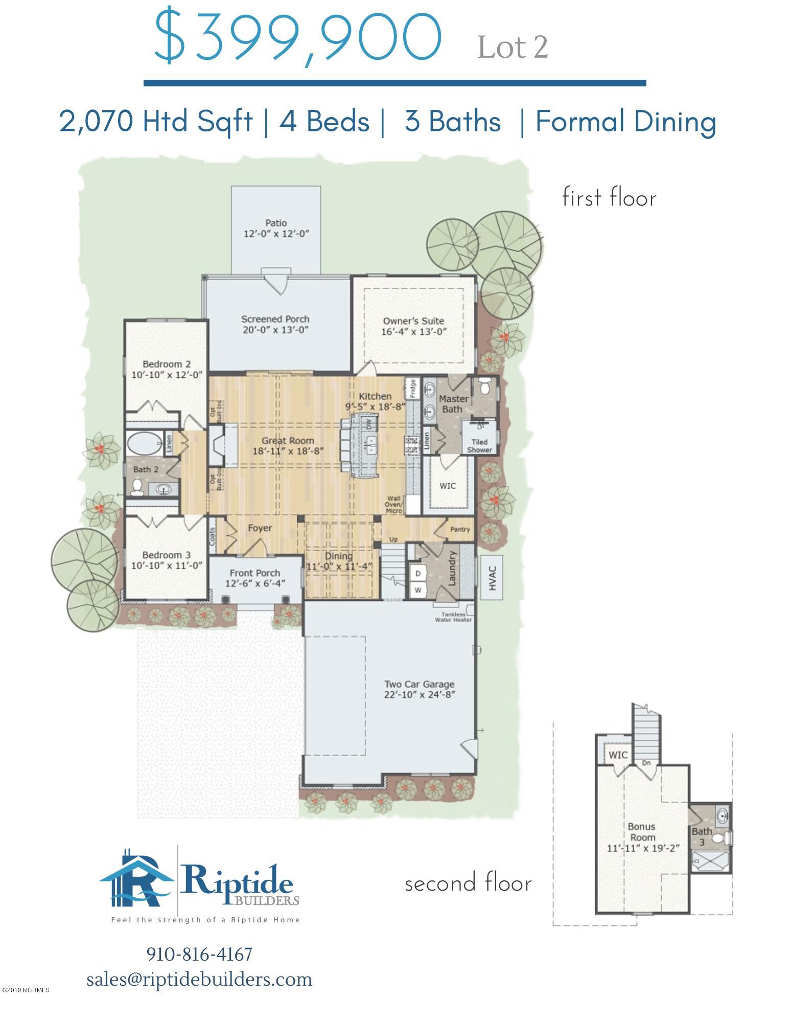 117 Clubhouse Road Sunset Beach, NC 28468 - Photo 20 of 20 Floorplan