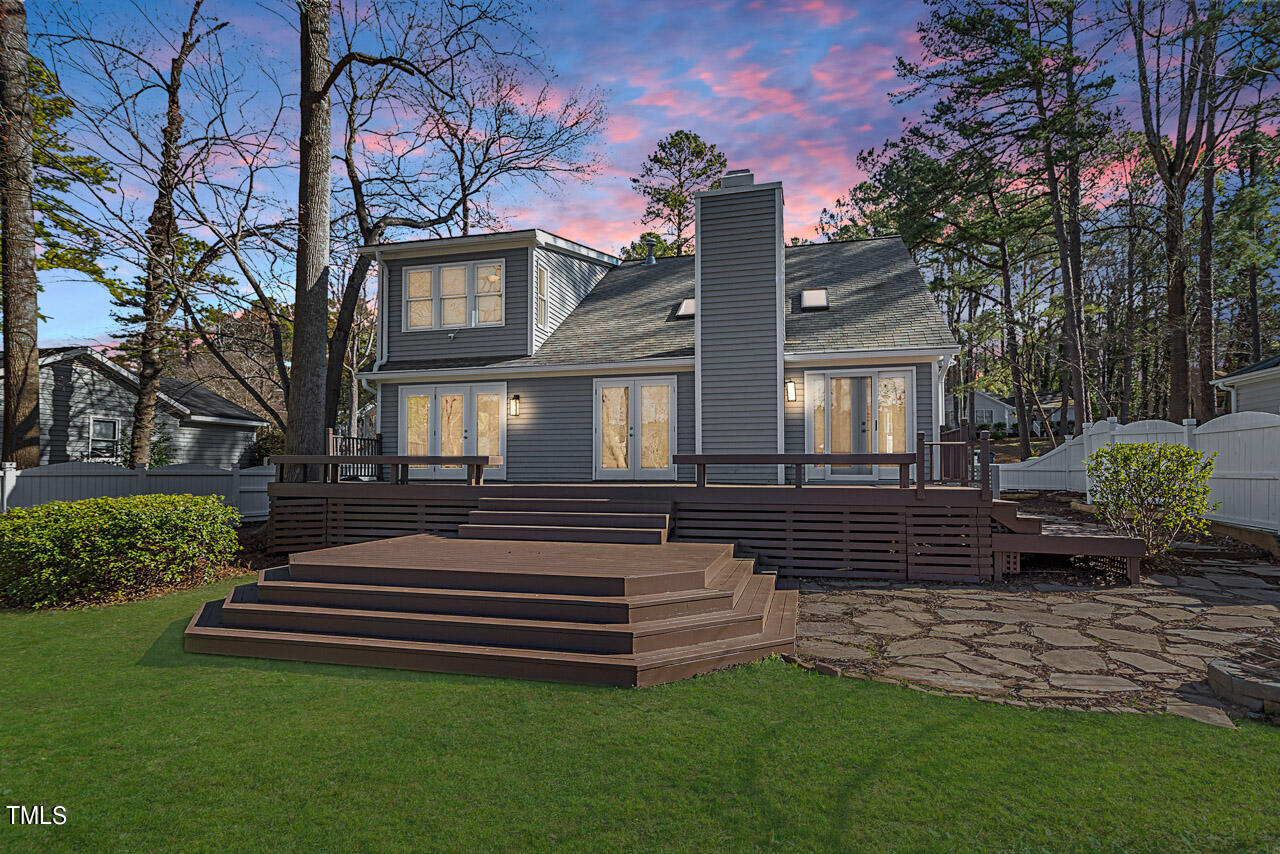 7409 Valley Run Drive Raleigh, NC 27615 - Photo 23 of 24 Sunset back