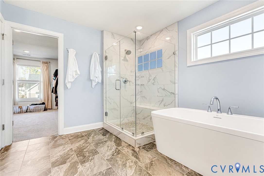 17101 Westington Road Moseley, VA 23120 - Photo 33 of 50 a bathroom with a sink a toilet and shower