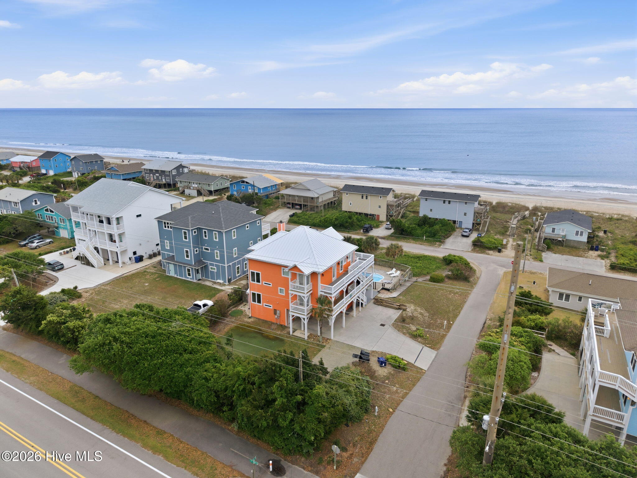 100 9th Street Emerald Isle, NC 28594 - Photo 12 of 64 Aerial Towards Ocean