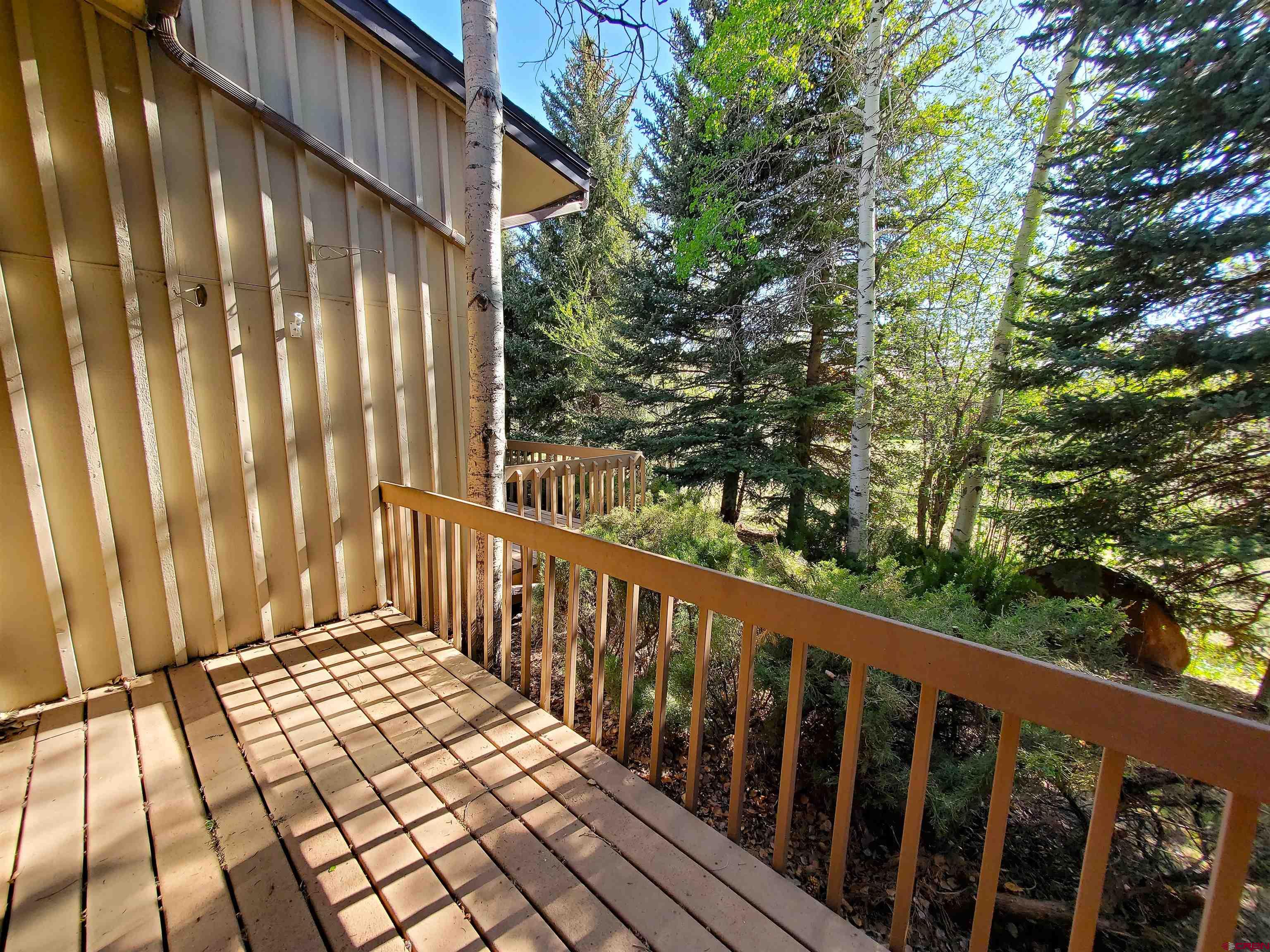 1825 Florida Road, Unit 103 Durango, CO 81301 - Photo 32 of 34 a view of a wooden fence