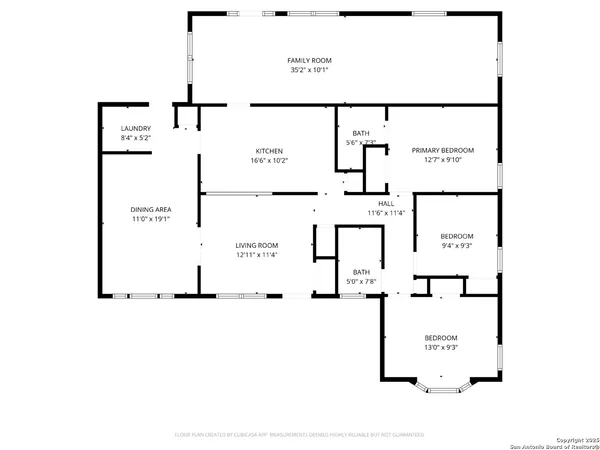 a picture of a floor plan