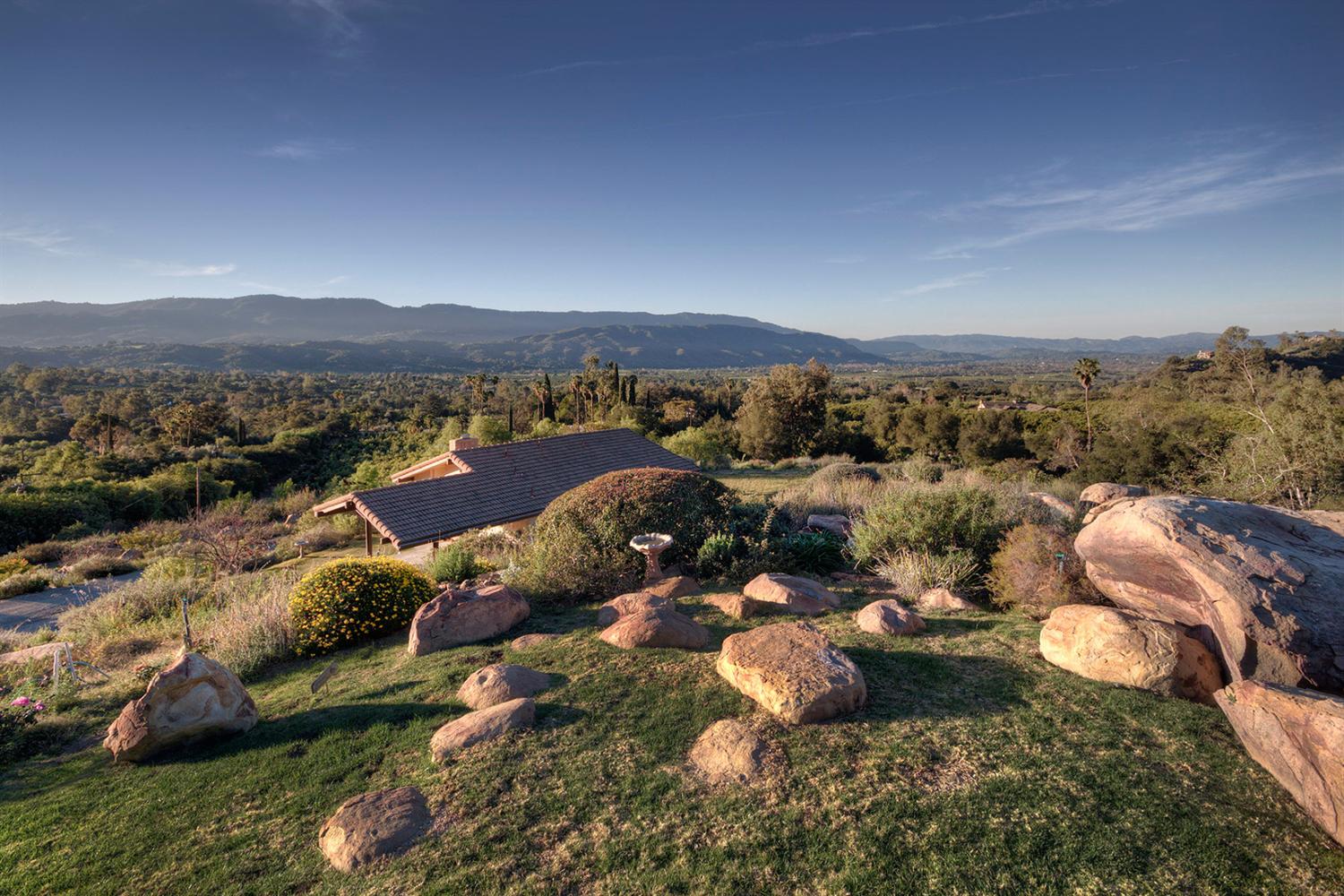 2300 Ladera Road Ojai, CA 93023 - Photo 19 of 23 Overlooking the Ojai Valley over the Cottage.