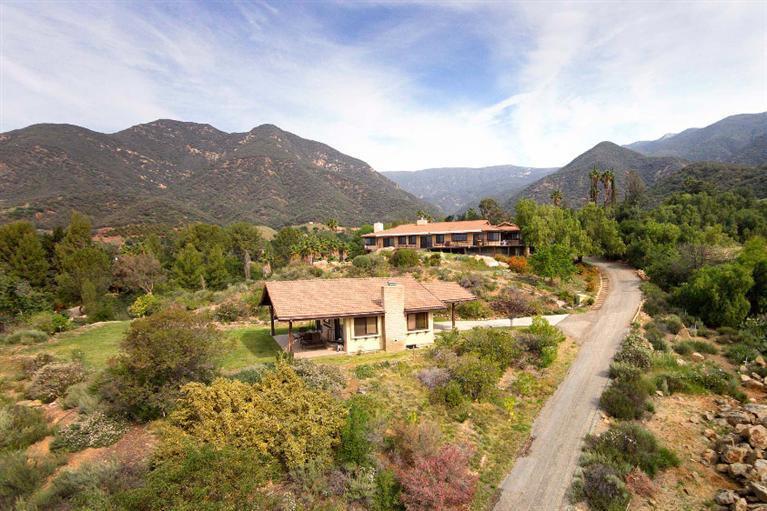 2300 Ladera Road Ojai, CA 93023 - Photo 4 of 23 Looking North over the guest house and main residence.