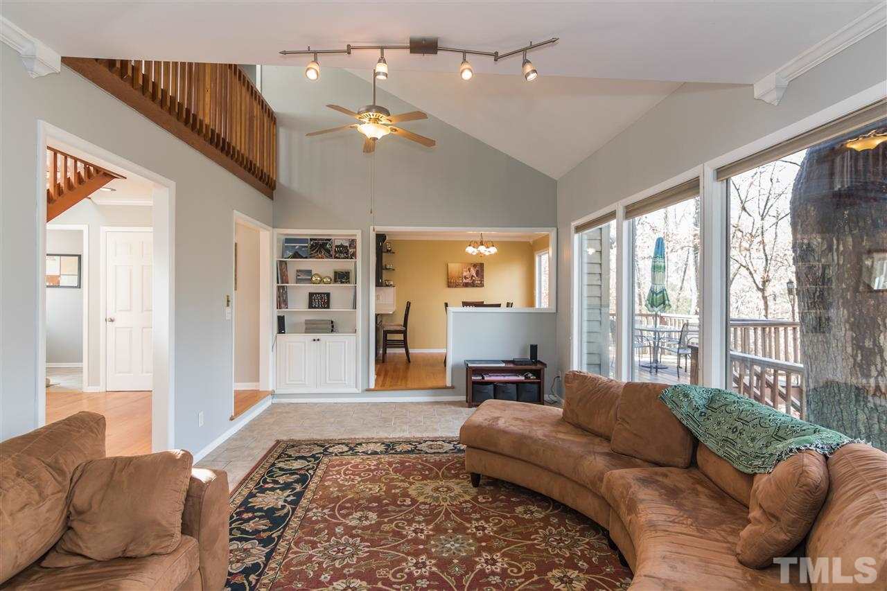 5 Sandstone Ridge Drive Durham, NC 27713 - Photo 5 of 25 a living room with furniture and a large window