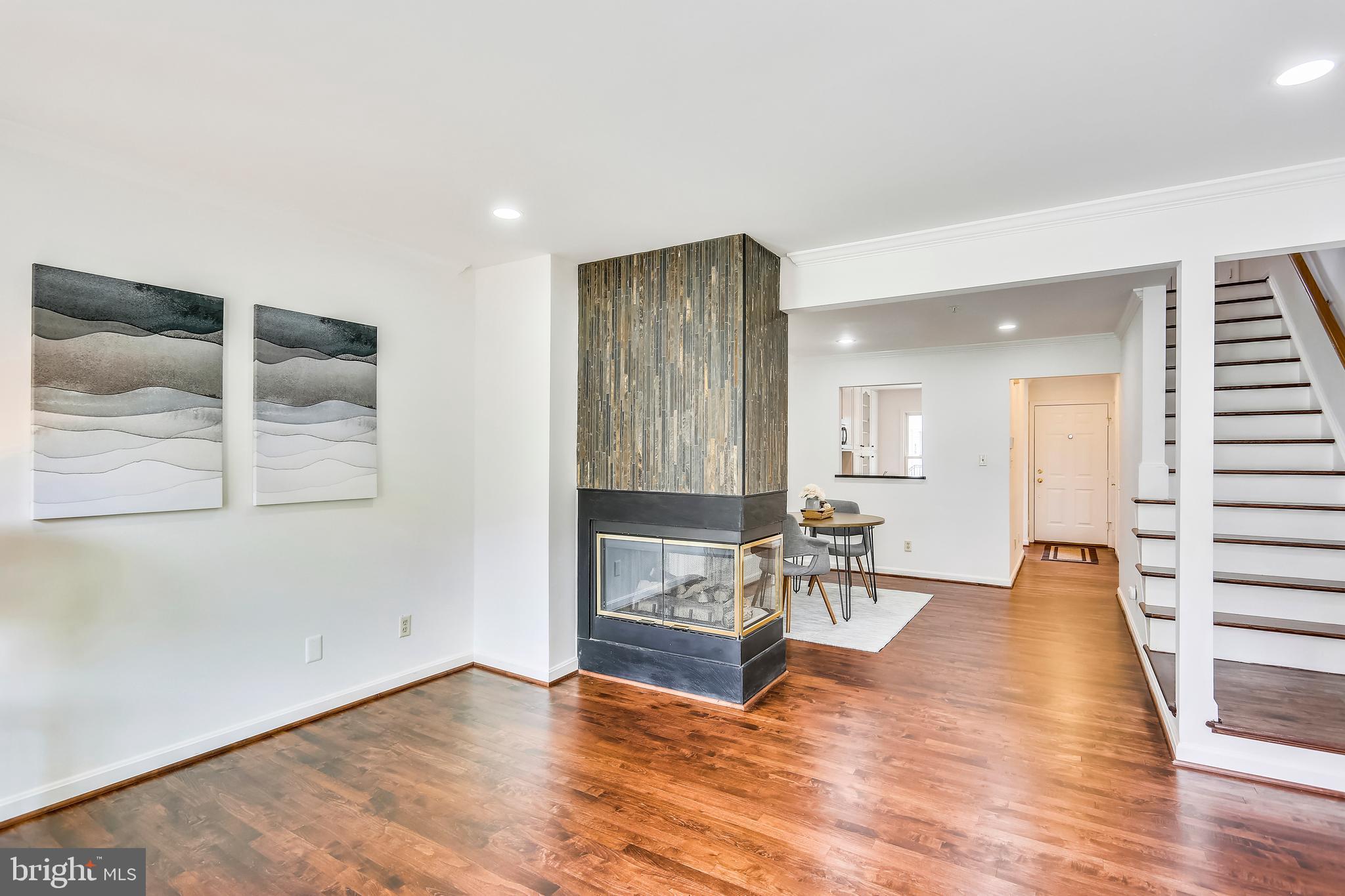 434 Little Quarry Road Gaithersburg, MD 20878 - Photo 9 of 40 Living room with wide-plank wood floors