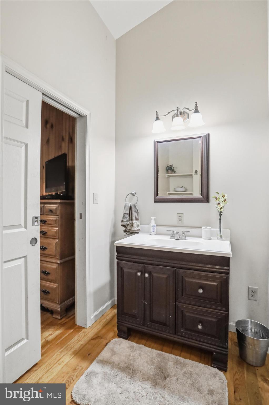 90 Shade Valley Road Rio, WV 26755 - Photo 21 of 41 a bathroom with a sink and a mirror