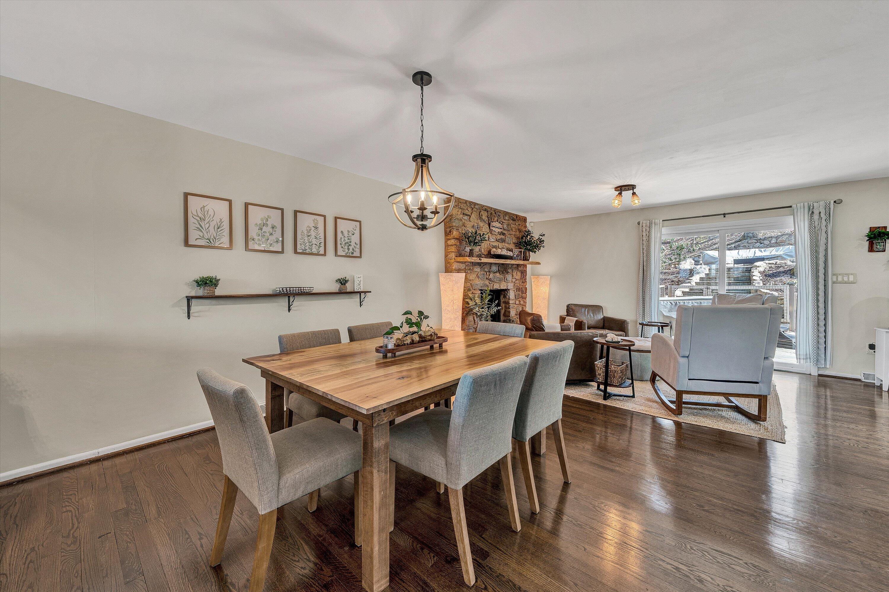 5157 Remington Road Roanoke, VA 24018 - Photo 23 of 63 a view of a dining room with furniture window and wooden floor