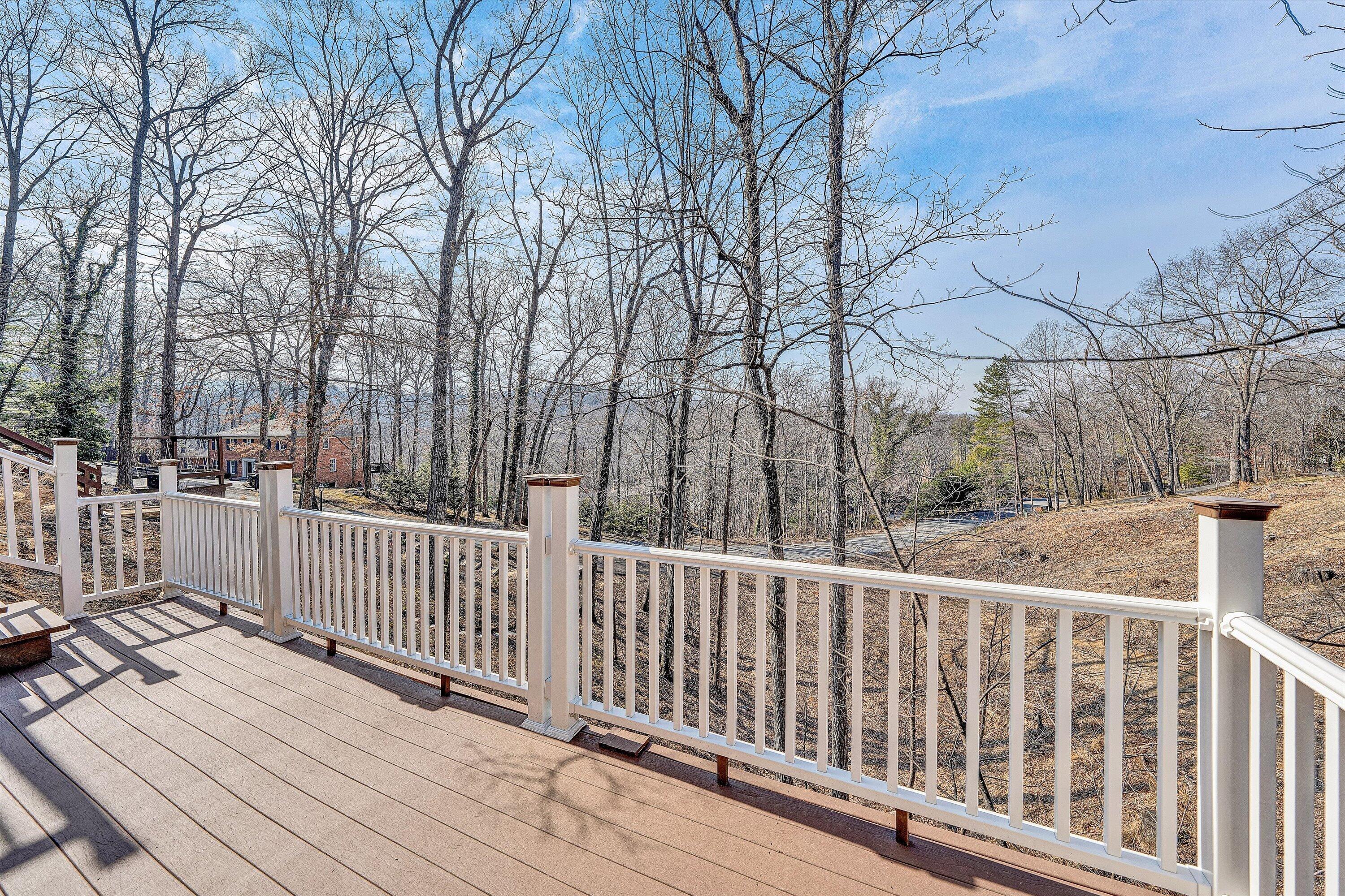 5157 Remington Road Roanoke, VA 24018 - Photo 44 of 63 a view of a wooden roof deck