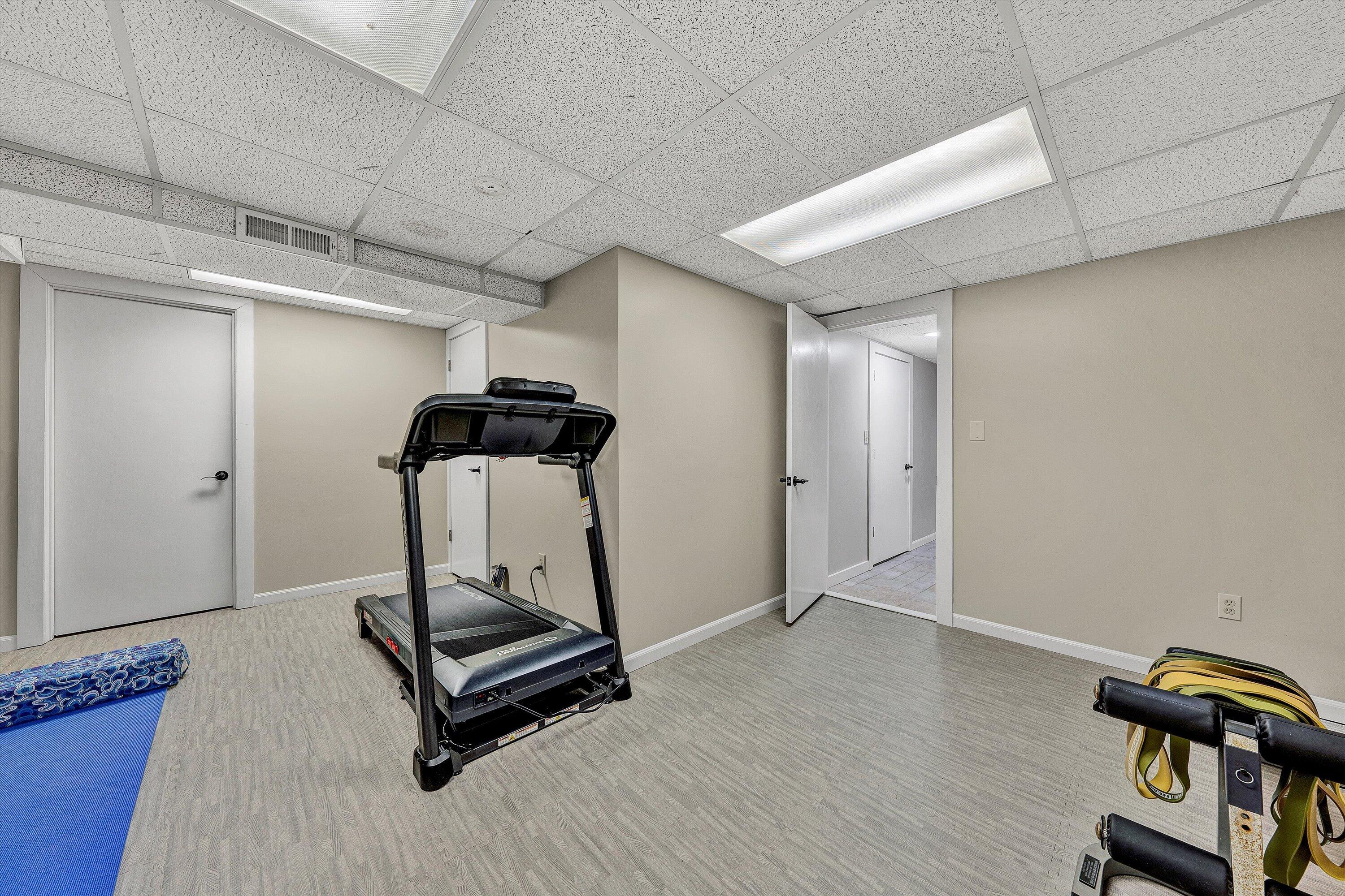 5157 Remington Road Roanoke, VA 24018 - Photo 47 of 63 a view of a room with gym equipment