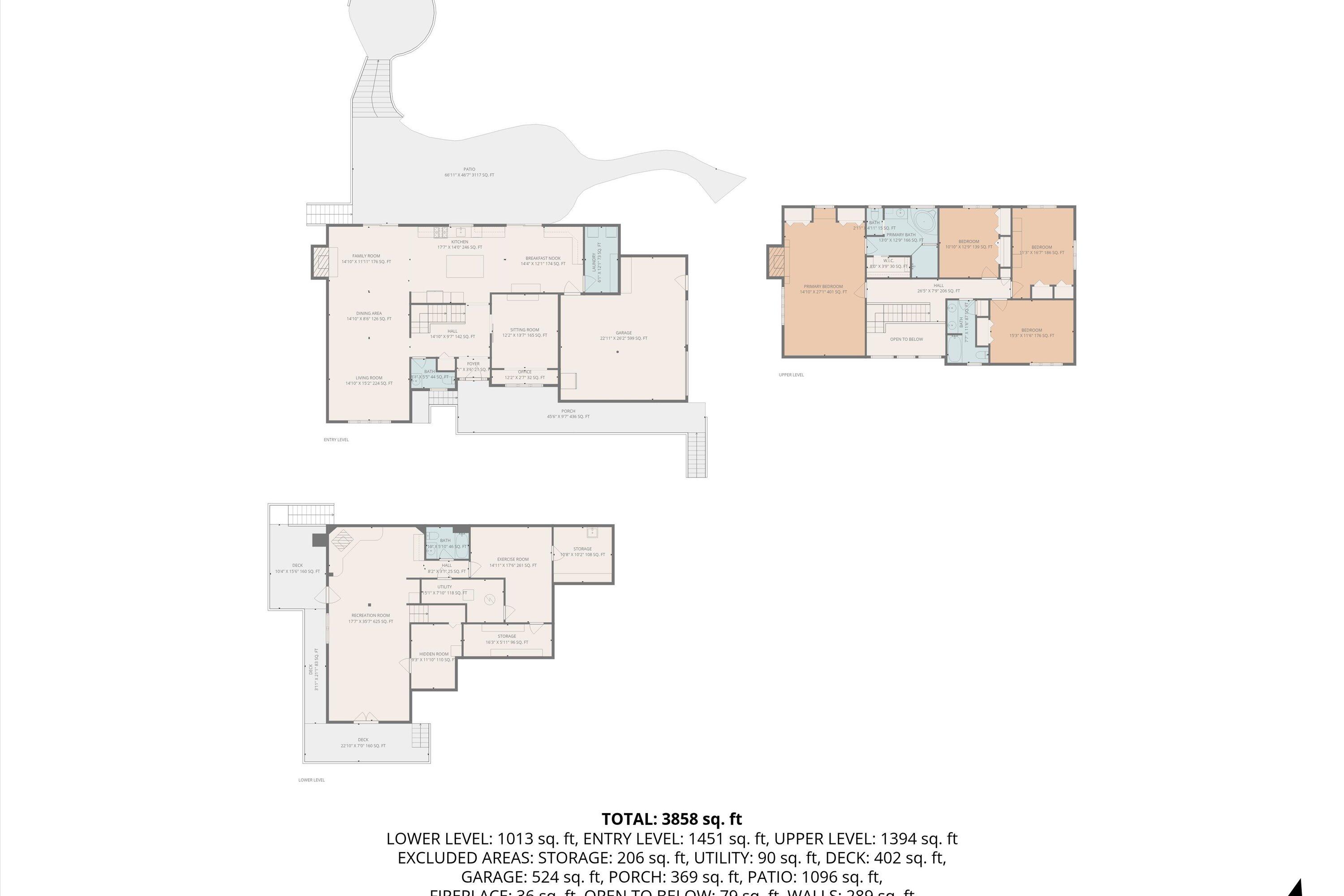 5157 Remington Road Roanoke, VA 24018 - Photo 63 of 63 a picture of a floor plan