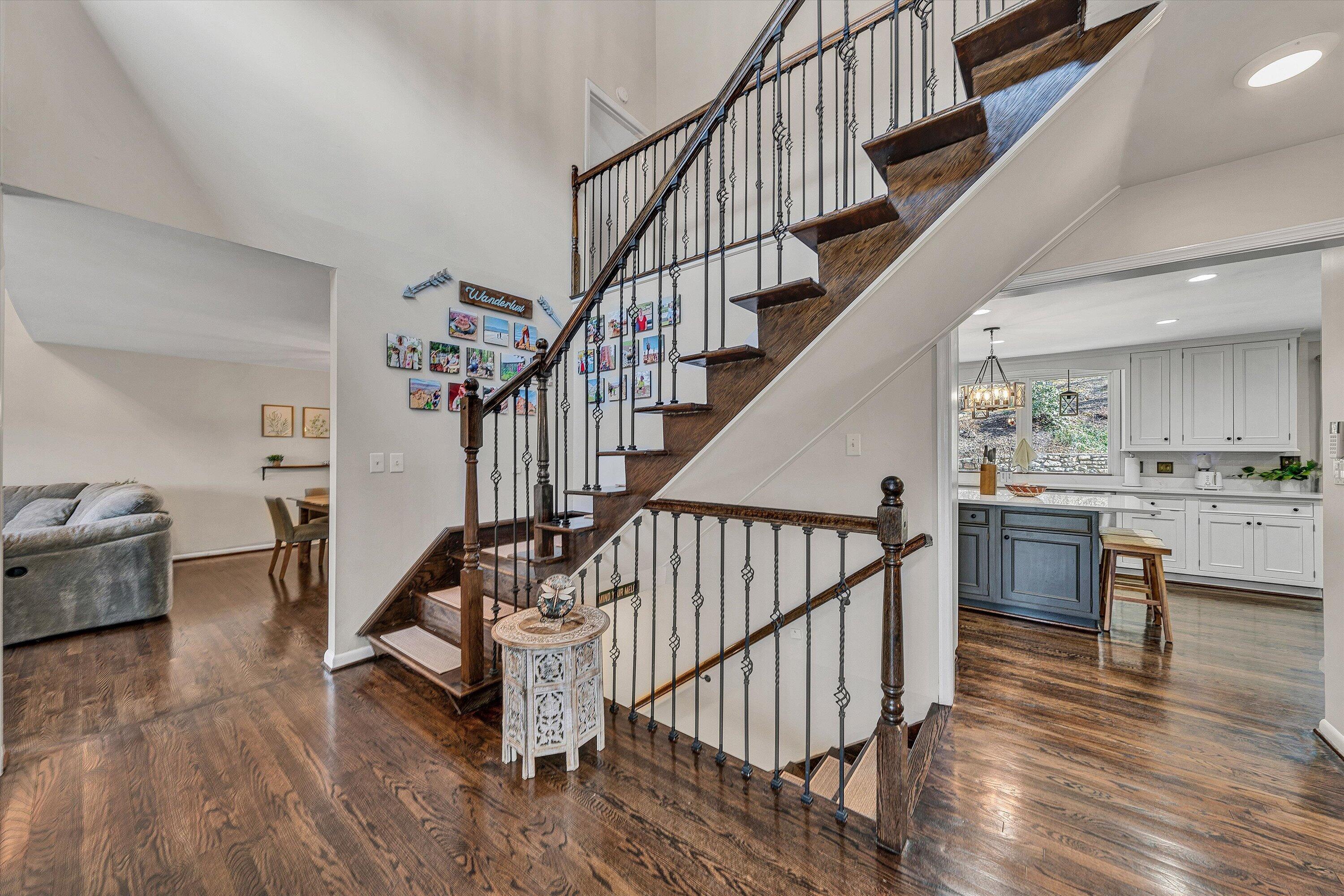 5157 Remington Road Roanoke, VA 24018 - Photo 9 of 63 a view of entryway and hall with wooden floor