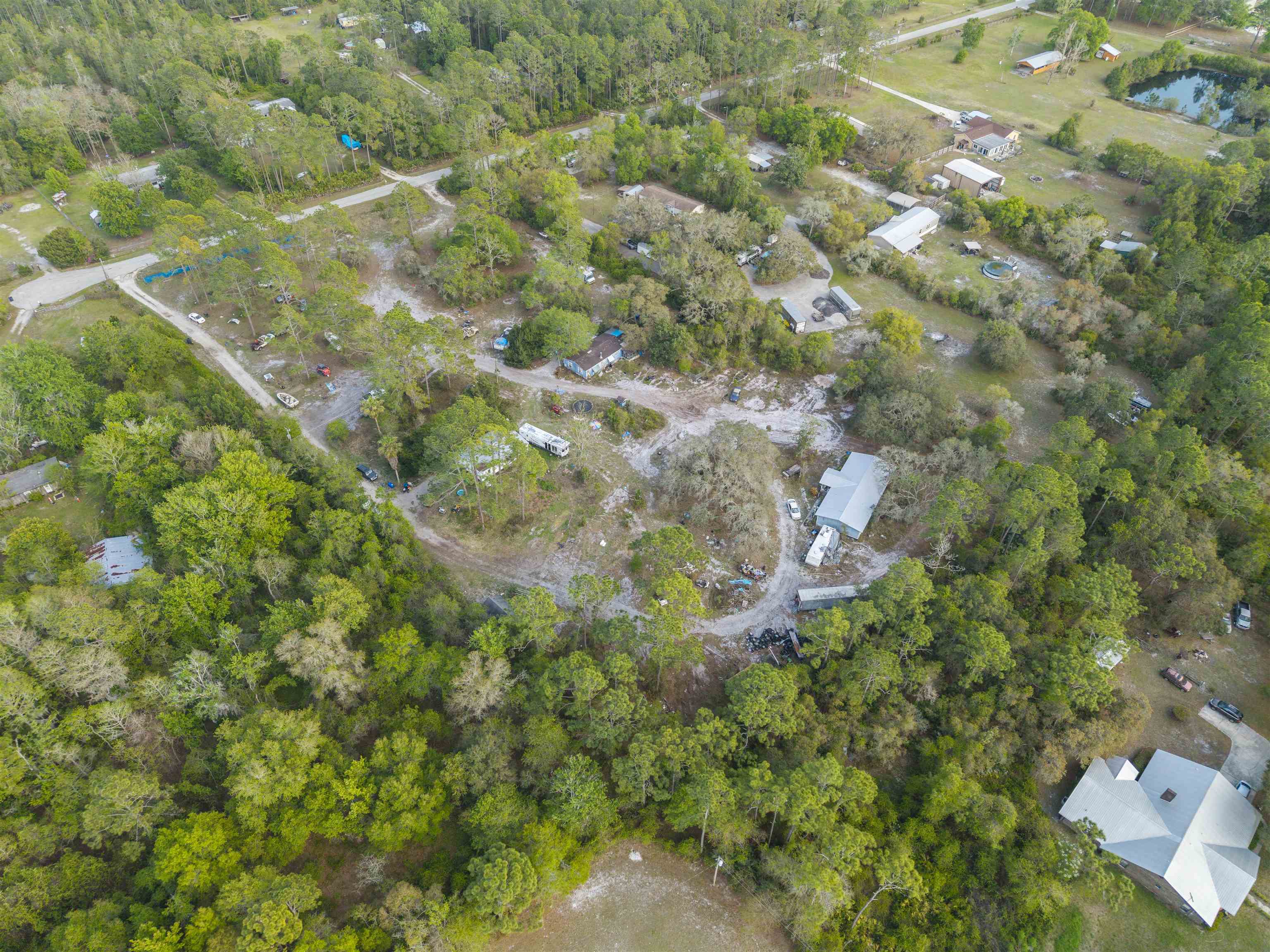 1931 Ryan Road St. Augustine, FL 32092 - Photo 7 of 34 Aerial view of property and surrounding area