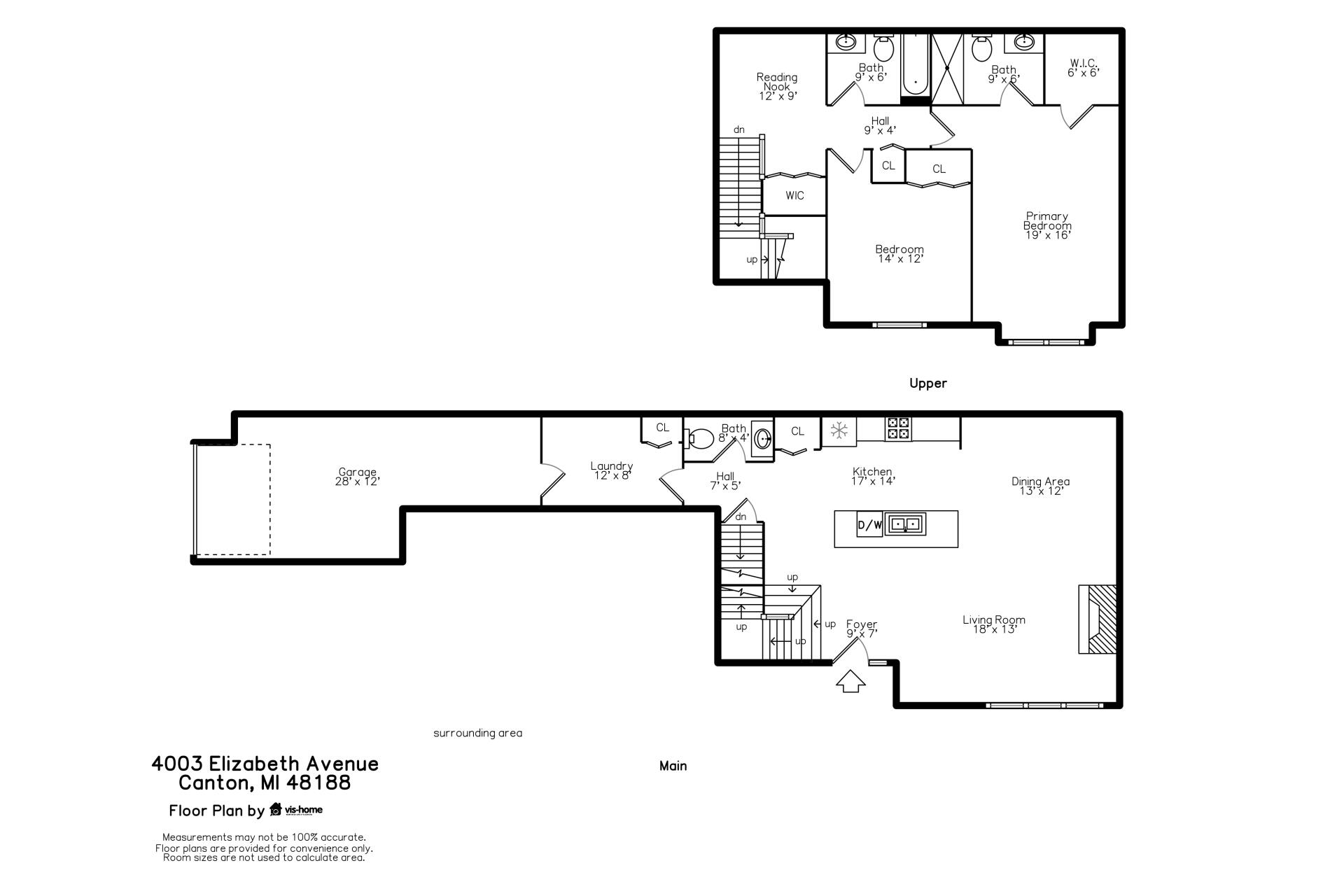 4003 Elizabeth Avenue Canton, MI 48188 - Photo 53 of 53 plan_floorhc (2)