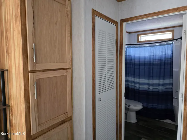 a bathroom with a toilet