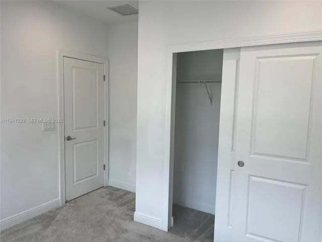 a view of an empty room