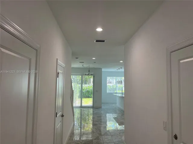 a view of livingroom with front door