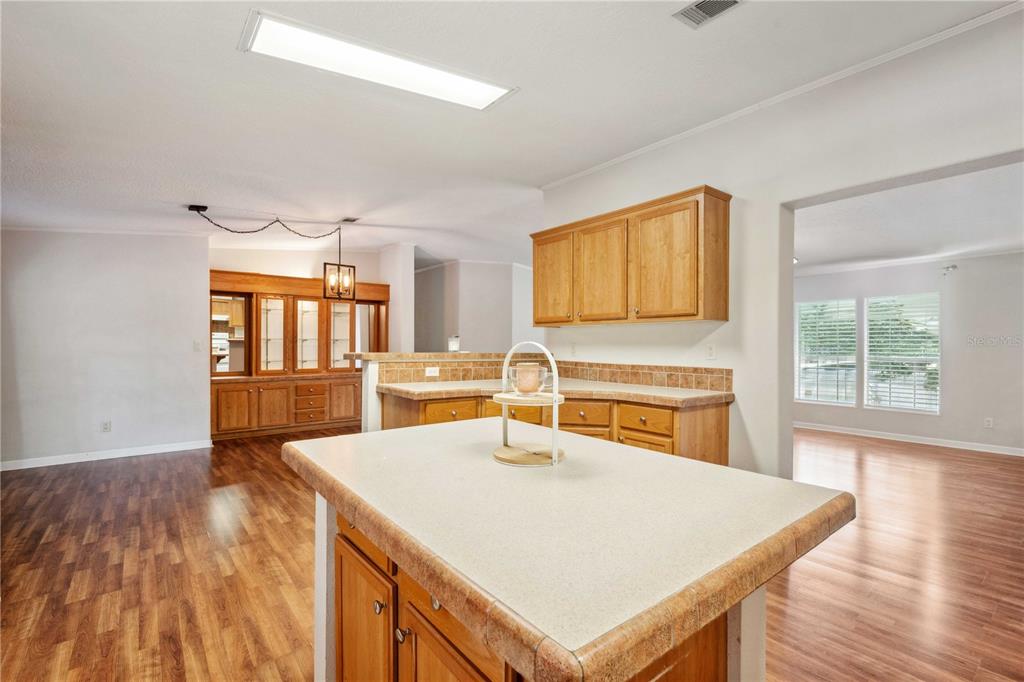 3319 Fox Ridge Boulevard Wesley Chapel, FL 33543 - Photo 15 of 50 a kitchen with a sink a stove and wooden floor