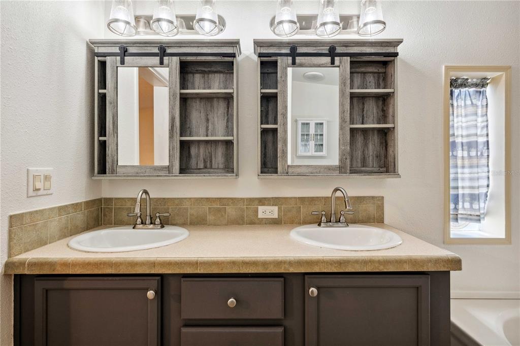 3319 Fox Ridge Boulevard Wesley Chapel, FL 33543 - Photo 34 of 50 a utility room with a sink and a mirror