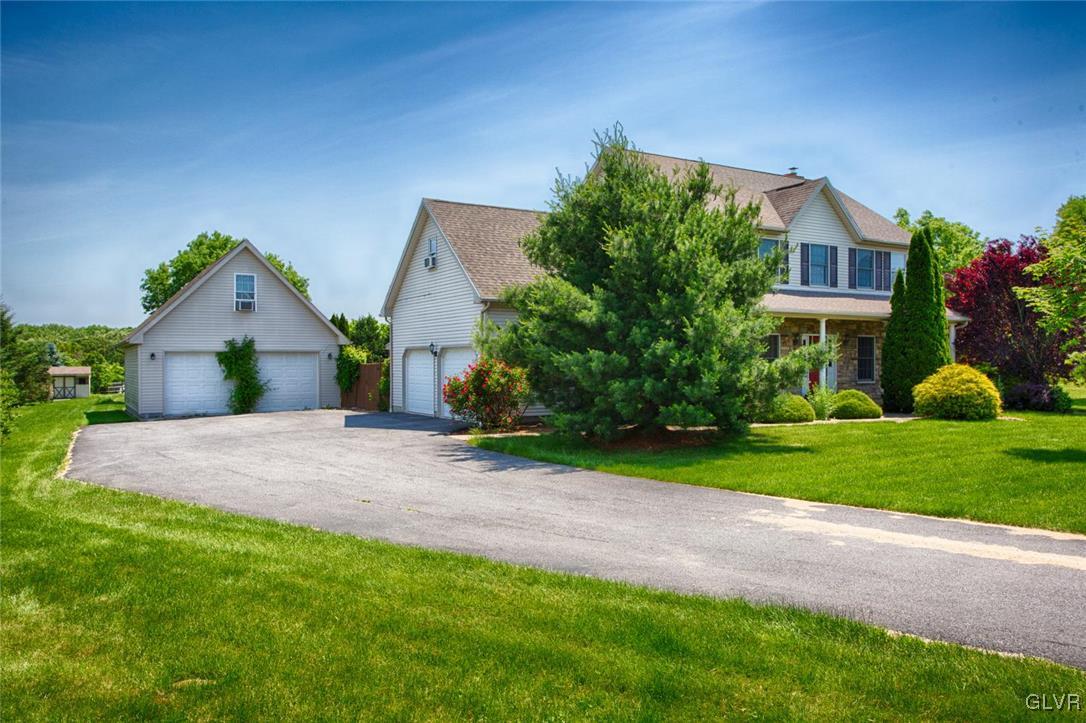 1068 Miller Road Wind Gap, PA 18091 - Photo 40 of 40 a front view of house with yard and green space