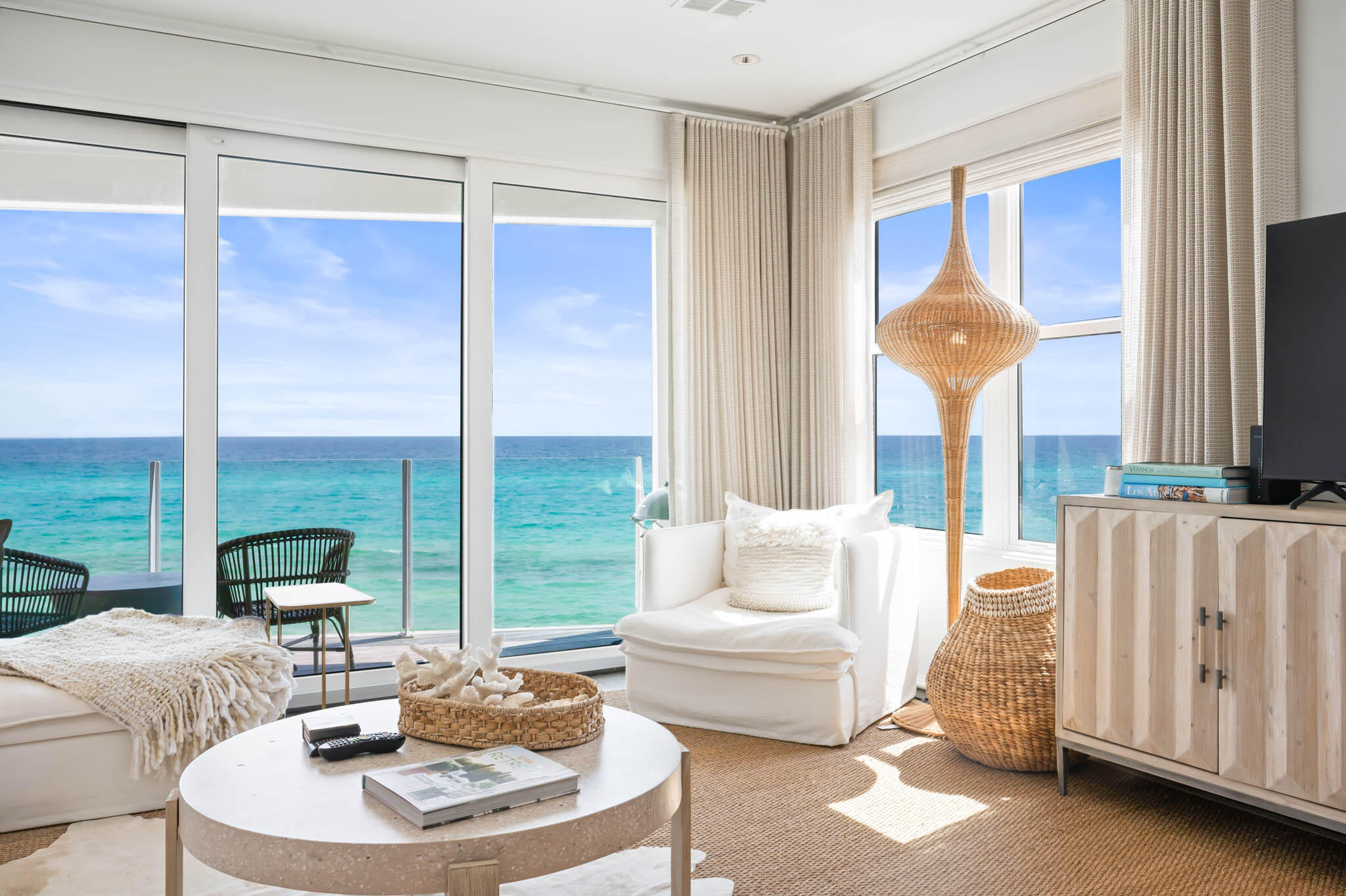 49 Hinton Drive, Unit 5 Santa Rosa Beach, FL 32459 - Photo 3 of 58 a living room with furniture and a large window