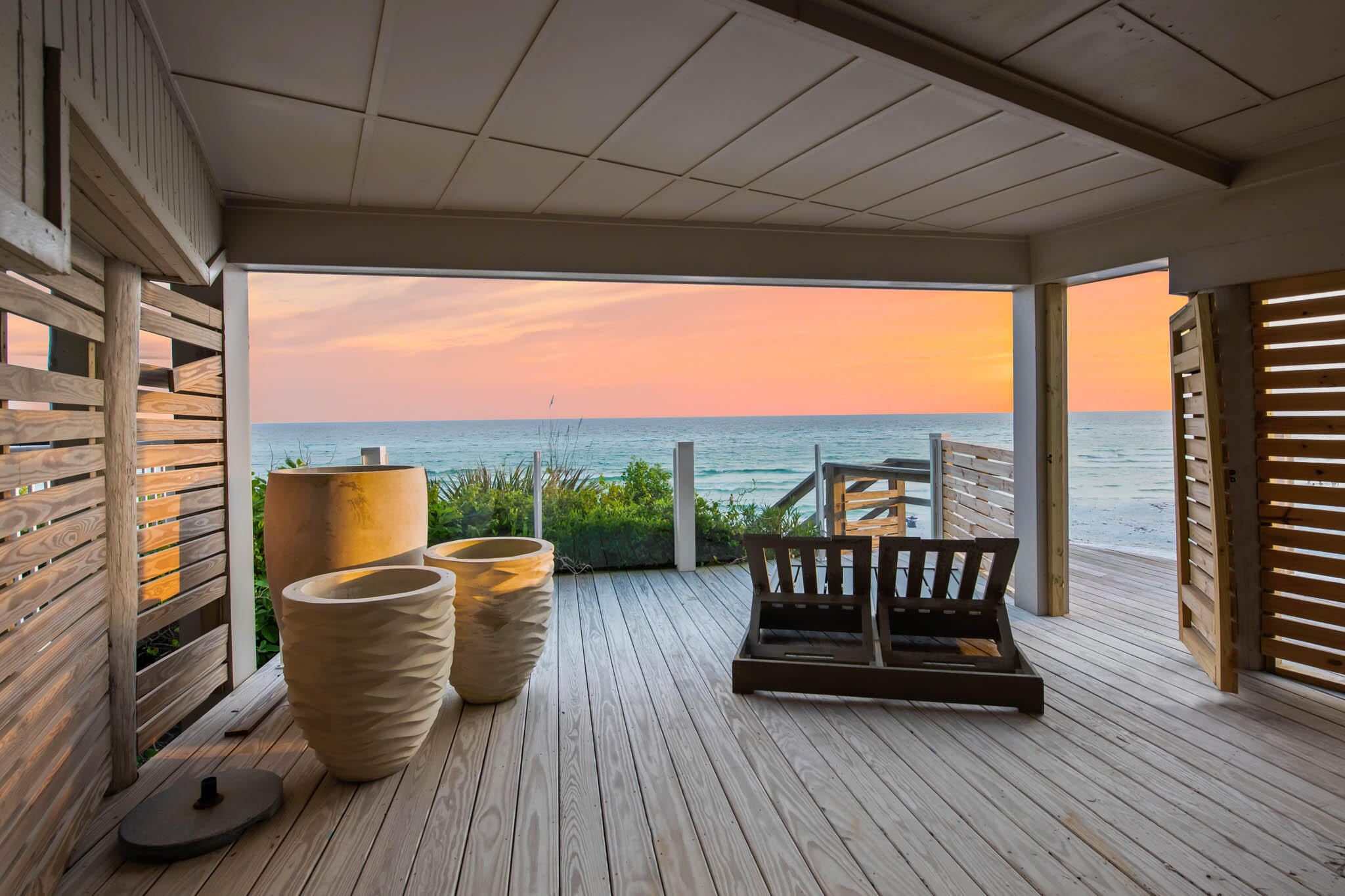 49 Hinton Drive, Unit 5 Santa Rosa Beach, FL 32459 - Photo 53 of 58 a view of a chairs and table in the balcony