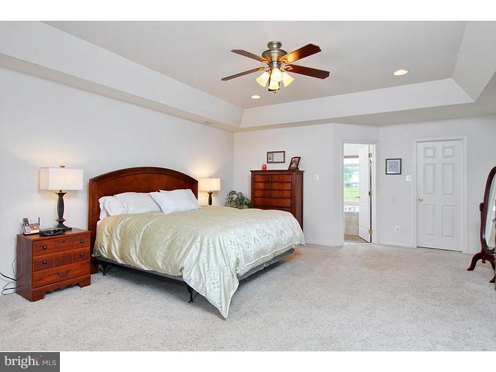 160 Prairie View Lane Mickleton, NJ 08056 - Photo 13 of 20 a spacious bedroom with a bed and a chandelier
